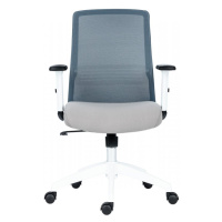 Kancelářská židle na kolečkách Antares NOVELLO WHITE –  s područkami, více barev Šedá