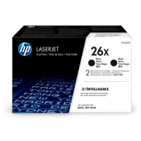 HP 26X Black 2-pack LJ Toner Cartridge Černá