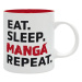 Hrnek Manga - Eat, sleep, manga, repeat