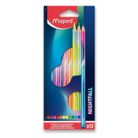 Pastelky MAPED Color´Peps Nightfall - 12 barev