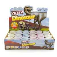 Teddies Sliz - hmota 80g dinosaurus 6cm, 6 barev