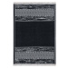 Černo-bílý bavlněný koberec Oyo home Duo, 80 x 150 cm