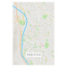 Mapa Trento color, (26.7 x 40 cm)