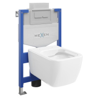 MEXEN/S WC předstěnová instalační sada Fenix XS-U s mísou WC Margo, bílá 6853342XX00