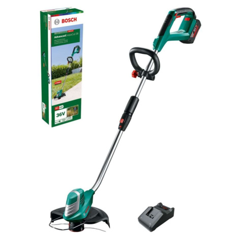 Bosch Zahradní technika - 36V AKU strunová sekačka, záběr 30 cm, 1x aku 2,0 Ah Li-Ion, nabíječka