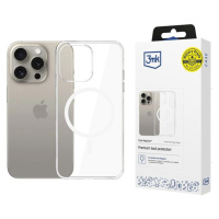 3mk ochranný kryt Clear MagCase pro Apple iPhone 15 Pro Čirá