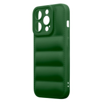 Obal:Me Puffy kryt Apple iPhone 15 Pro tmavě zelený