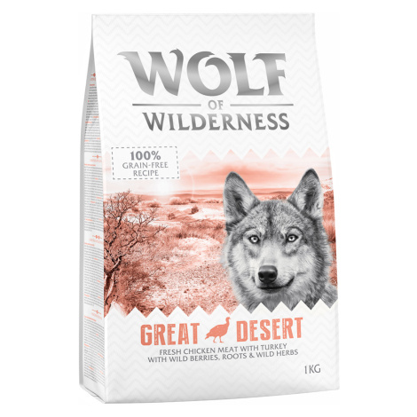 Wolf of Wilderness, 2 x 1 kg - 20 % sleva - Adult "Great Desert" - krůta