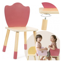 CLASSIC WORLD Pastel Grace židlička stolička pro děti - tulipán dřevěná