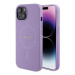 Guess hard kryt na iPhone 15 6.1" Purple Saffiano MagSafe