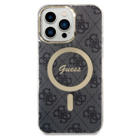 Guess IML 4G MagSafe kryt iPhone 15 Pro Max černý