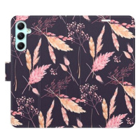 iSaprio flip pouzdro Ornamental Flowers 02 pro Samsung Galaxy A34 5G