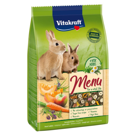 Vitakraft menu Vital pro zakrslé králíky 5 kg