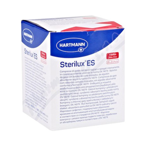 HARTMANN Gáza kompr.ster.STERILUX 5x5cm 8vrs.25x2ks