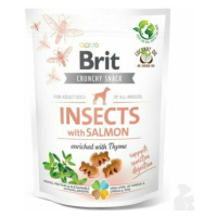 Brit Care Dog Crunchy Crack. Insec. Salmon Thyme 200g + Množstevní sleva