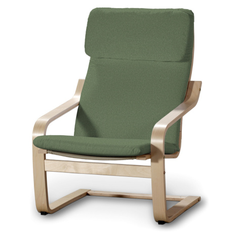 Dekoria Sedák na křeslo IKEA Poäng, zelený melanž, kØeslo Poäng, Amsterdam, 704-44