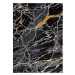 Dywany Łuszczów Kusový koberec Gloss 529A 82 3D mramor black/grey - 180x270 cm