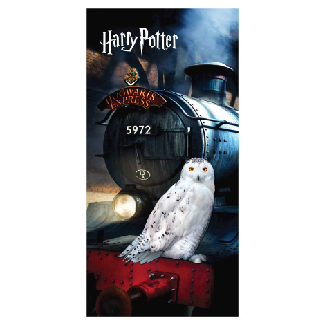Jerry Fabrics Bavlněná froté osuška 70x140 cm - Harry Poter "Hedwig"