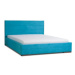 Čalouněná postel MONIKA modrá rozměr 180x200 cm