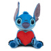 Plyšák Lilo & Stitch - Stitch sitting with Heart 30 cm (se zvukem)