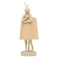 KARE Design Stolní lampa Animal Rabbit - broskvová, 50cm