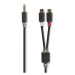 Kabel Jack 3,5mm stereo/2x Cinch 0,2m NEDIS CABW22250AT02