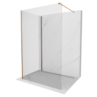 MEXEN/S Kioto Sprchová zástěna WALK-IN 110 x 95 cm, transparent, růžové zlato 800-110-212-60-00-