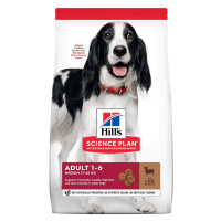 Hill's Science Plan Adult Medium krmivo pro psy s jehněčím a rýží 14 kg