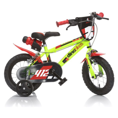 Dino Bikes Dětské kolo 12, HiTech ocel, svítivě zelené