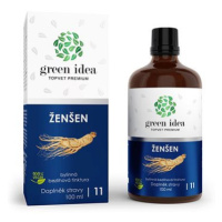 Green Idea Ženšen, bezlihová tinktura 100 ml