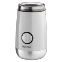 Sencor Sencor - Elektrický mlýnek na zrnkovou kávu 60 g 150W/230V bílá/chrom