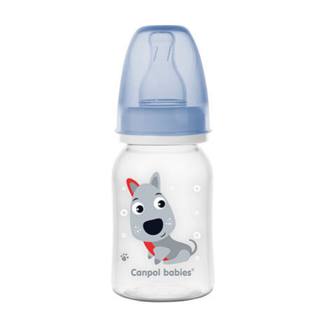 CANPOL BABIES Láhev s potiskem HAPPY ANIMALS 120 ml