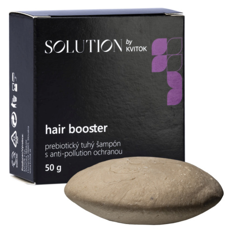 Kvitok Solution Prebiotický tuhý šampon s anti-pollution ochranou Hair Booster (50 g)