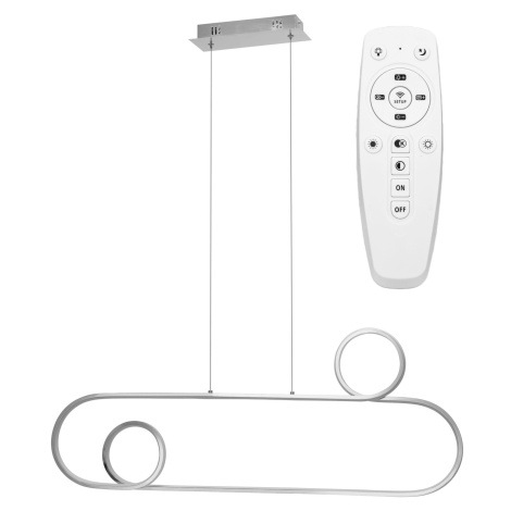 Toolight LED závěsné stropní svítidlo APP810-CP CHROM + dálkové ovládání