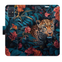 iSaprio Flip pouzdro Flower Jaguar 02 pro Samsung Galaxy A51