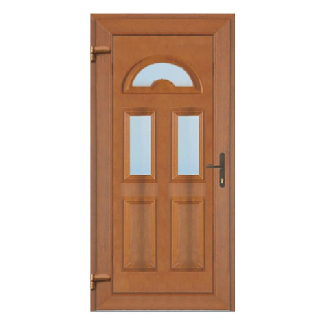 Vchodové dveře ANA 2 D06 90L 98x198x7 zlatý dub BAUMAX