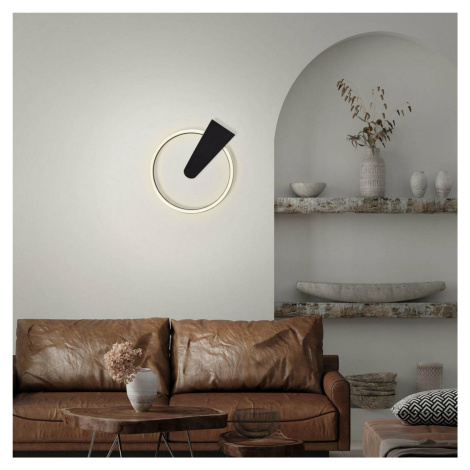 BRILONER LED stropní svítidlo, 34 cm, 12 W, 1400 lm, černá BRI 3542-015