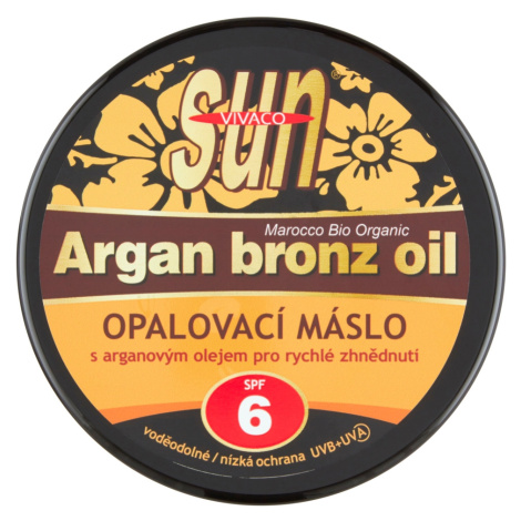 SunVital Argan Bronz Oil máslo na opalování SPF6 200 ml
