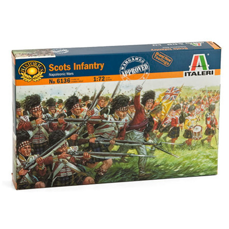 Model Kit figurky 6136 - SCOTTISH Infantry (NAP.WARS) (1:72) Italeri