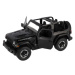 Auto RC Jeep Wrangler Rubicon RASTAR černý plast 29cm 2,4GHz na dálk. ovl. na bat.