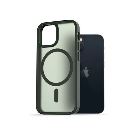 AlzaGuard Matte Case Compatible with Magsafe pro iPhone 13 mini tmavě zelený