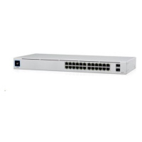 UBNT UniFi Switch USW-24-POE Gen2 [24xGigabit, 16x PoE out 120W, 802.3at/af, 2xSFP, 52Gbps]