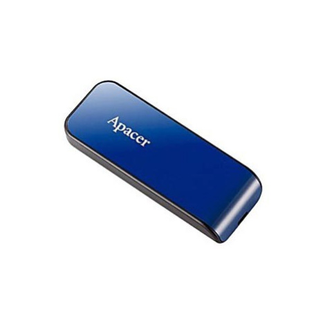 Apacer USB flash disk, USB 2.0, 32GB, AH334, modrý, AP32GAH334U-1, USB A, s výsuvným konektorem