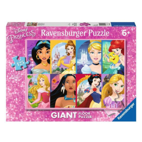 Ravensburger Księżniczki Podlahové princezny. Disney Princess 097890 125 dílků