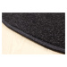 Vopi koberce Kusový koberec Eton černý 78 kruh - 400x400 (průměr) kruh cm