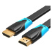 Kabel Vention Flat HDMI Cable VAA-B02-L500 5m 4K 60Hz (Black)