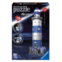 Ravensburger 3D puzzle Maják v příboji (Noční edice) 216 dílků