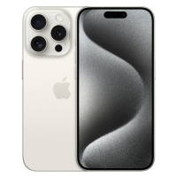 Apple iPhone 15 Pro 256GB - bíle titanový - MTV43SX/A