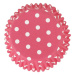PME cukrářské košíčky s fólií - růžové s puntíkem - 30ks