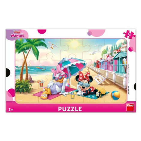 Puzzle deskové Minnie: Oslava 15 dílků Dino